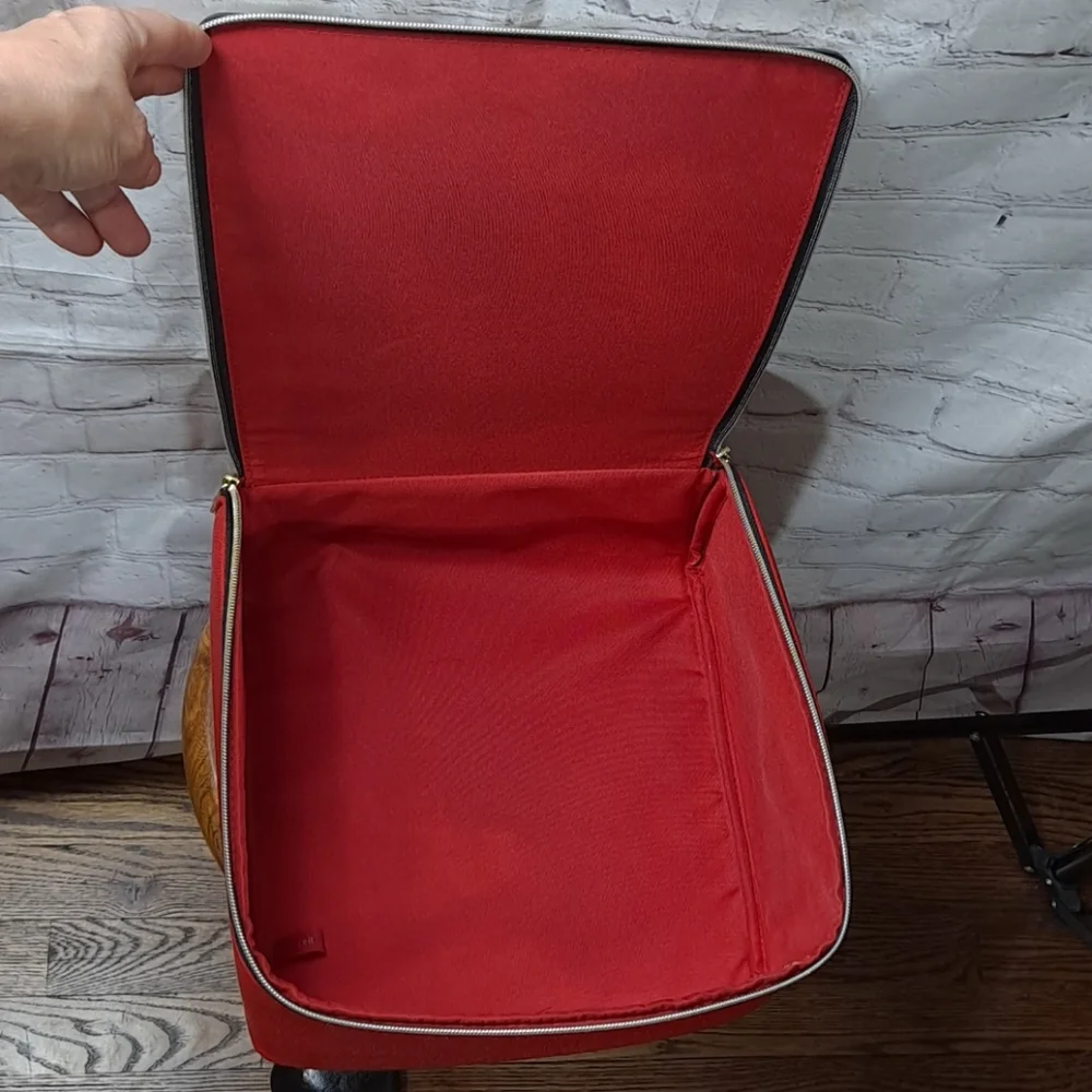 Estee Lauder Deep Red Hard Sided Case NWOT